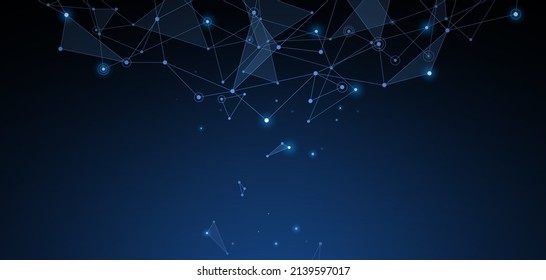 Technology with polygonal shapes. Technology graphic design background. Vector illustration. Vector Abstract technology circuit lines. Technology vector background.Eps10 vector illustration.