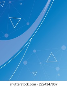 technology poster vector modern background