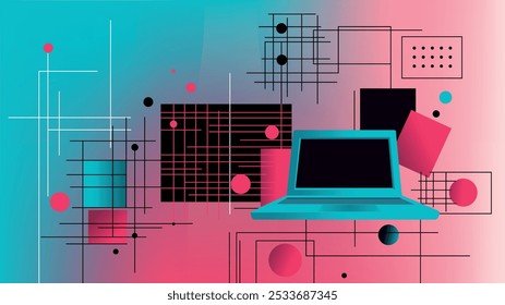 tecnologia apresentação computador moderno tecnologia apresentação