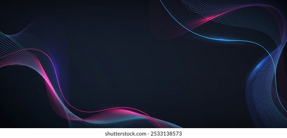 Technology product background, modern tech banner, corporate business concept, hi-tech abstract background, vector illustration for business