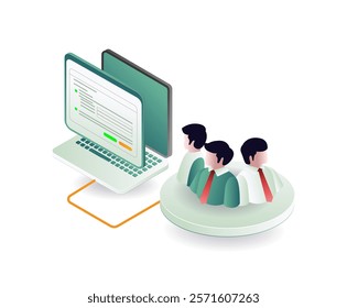 Technology project design business team