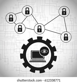 technology protection digital padlock secuirty