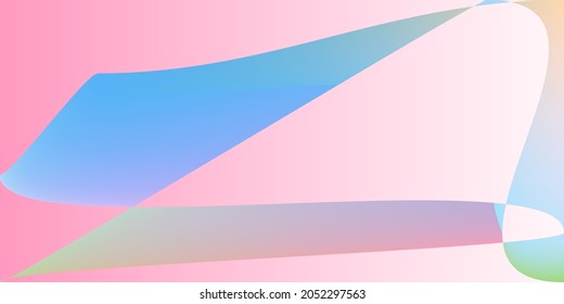 Ilustración Psicodélica del Arcoiris Suave Tecnológica. La Forma Digital Capta Líneas Horizontales Dinámicas. Malla de gradiente futurista con fluido pastoral minimo moderno. Color Neon Multicolor Fondo Desenfocado Rosa.