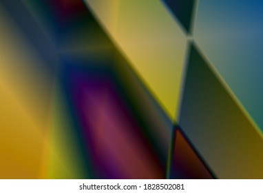 technology rainbow background with a very cool 3d shadow