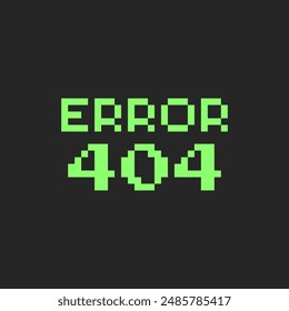Technology related conceptual Error 404 computer screen vector illustration