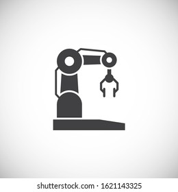 Technology related icon on background for graphic and web design. Simple illustration. Internet concept symbol for website button or mobile app