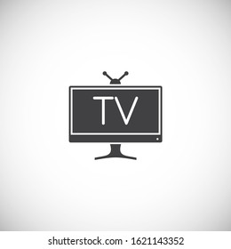 Technology related icon on background for graphic and web design. Simple illustration. Internet concept symbol for website button or mobile app