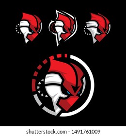 technology robot head logo icon vector