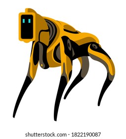 technology robotic dog with artificial intelligence