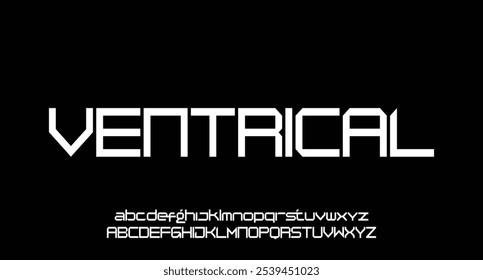 Tecnología ciencia fuente, digital cyber alfabeto hecho espacio futuro diseño, Latina letras minúsculas A, B, C, D, E, F, G, H, I, J, K, L, M, N, O, P, Q, R, S, T, U, V, W, X, Y, Z y números árabes 0, 1, 2