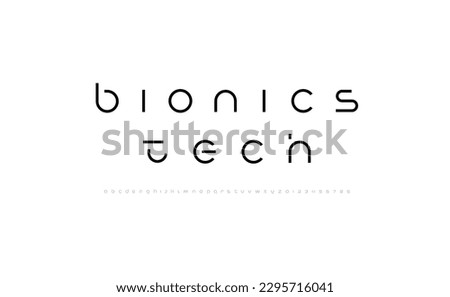 Technology science font, digital cyber alphabet made space future design, Latin lowercase letters A, B, C, D, E, F, G, H, I, J, K, L, M, N, O, P, Q, R, S, T, U, V, W, X, Y, Z and Arab numerals 0, 1, 2