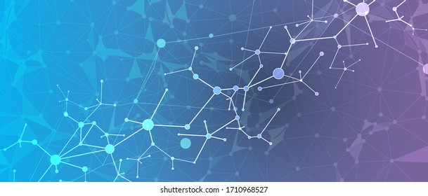 Technology and science innovation background, idea of global business cyber solution