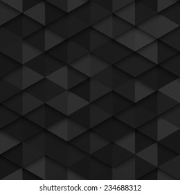 Technology seamless vector dark pattern. Seamless dark gray vector abstract art background. Dark seamless structure background. Carbon structure vector