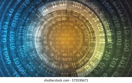 Technology security concept. Modern safety web  digital background. Protection system