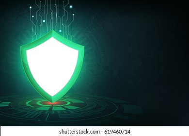 technology security. design of internet security shield background.vector illustration