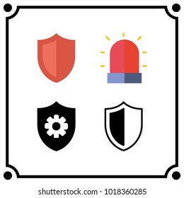technology set icon vector