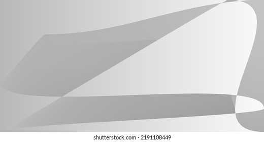 Technology Shape Smooth Monochromatic Horizontal Lines. Layers Grey Dynamic Digital Gradient Mesh. Alluminium Fluid Metallic Modern Trendy Background. Futuristic Silver Minimal Gray Illustration.