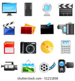 technology signs - vector illustration