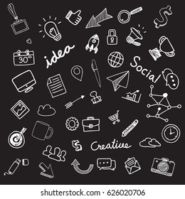 Technology sketch design, icon