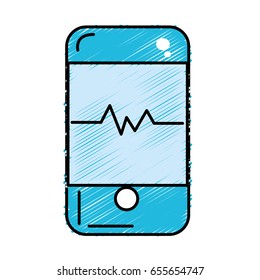 technology smartphone with cardiac rhythm