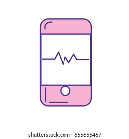 technology smartphone with cardiac rhythm