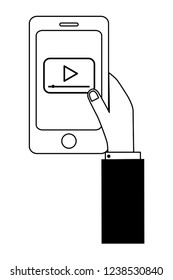 technology smartphone cartoon