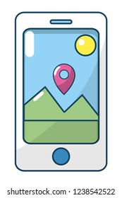 technology smartphone cartoon