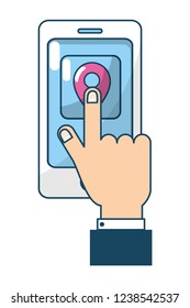 technology smartphone cartoon