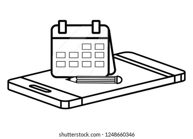 technology smartphone cartoon