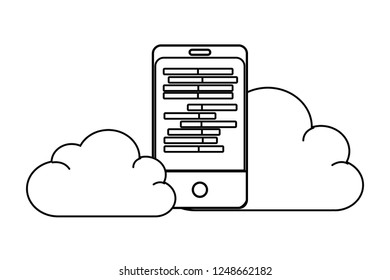technology smartphone cartoon