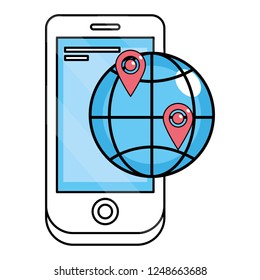 technology smartphone cartoon