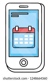 technology smartphone cartoon