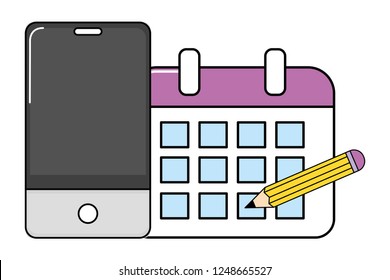 technology smartphone cartoon