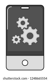 technology smartphone cartoon