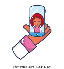 technology smartphone cartoon