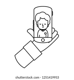technology smartphone cartoon