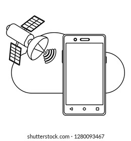technology smartphone cartoon