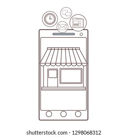 technology smartphone cartoon