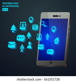 Technology Smartphone illustration