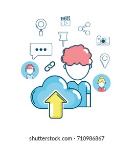 technology social media global connection