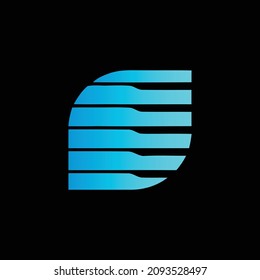 Technology Software Robot Connected as Network Digital Modern Minimalist Futuristic Biotechnology Fintech Data Brain Tech Cloud Circuit Computing Logo