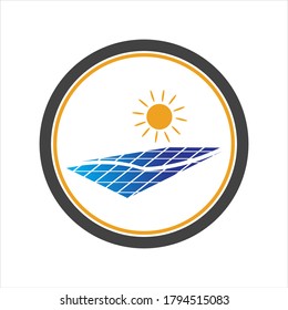 plantilla de diseño de vectores de iconos de logotipo solar