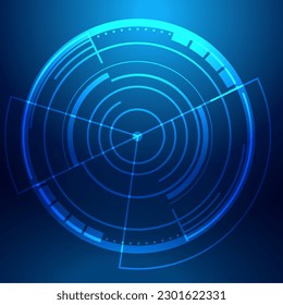 Technology sphere background circle graphic