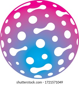 diseño del logotipo de la esfera tecnológica para tecnologías globales, logotipo de la empresa