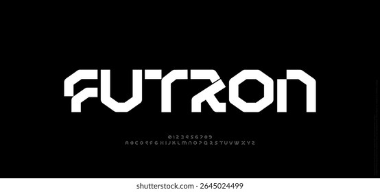 Technology sport modern alphabet logo font. Typography bold typeface design for sport, abstract, fashion, digital, future creative logos fonts. vector illustration