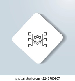 Technology Stack icon vector design