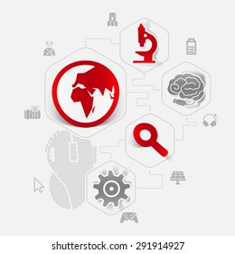 technology sticker infographic