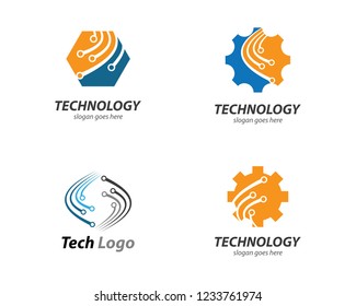 Technology symbol illustration