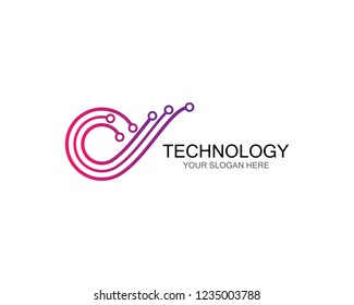Technology symbol illustration