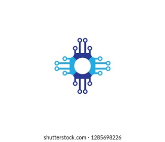 Technology symbol illustration